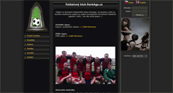 Desktop Screenshot of fotbal.darkage.cz
