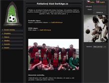 Tablet Screenshot of fotbal.darkage.cz