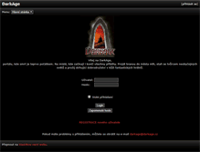 Tablet Screenshot of darkage.cz